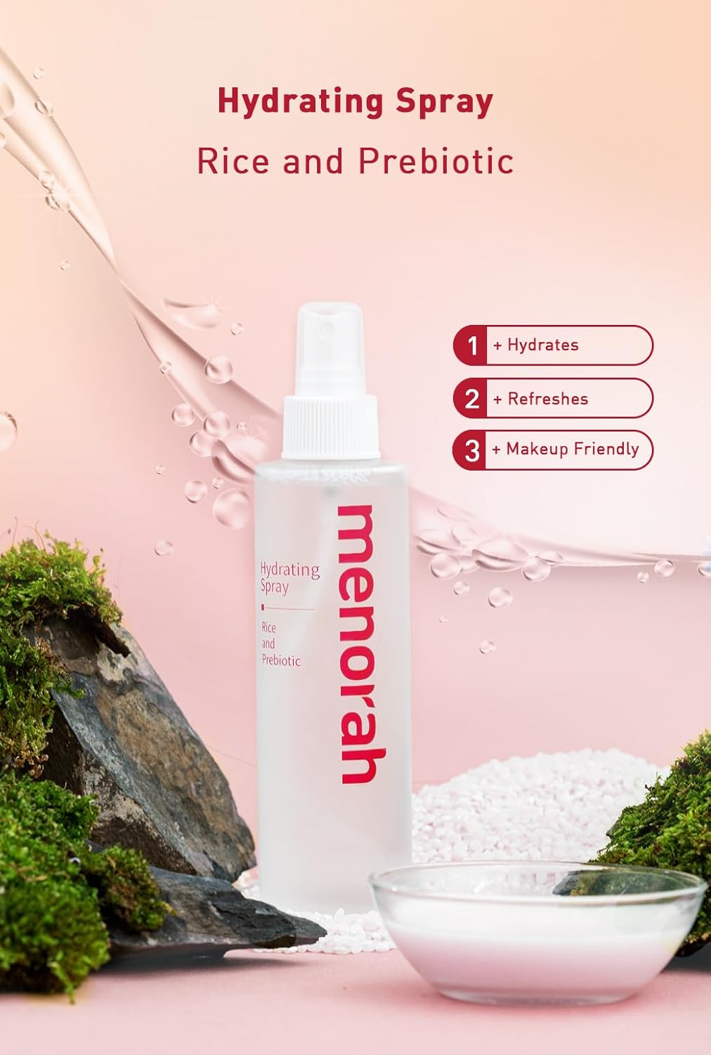Menorah Hydrating Facial Spray with Prebiotic and Rice Ferment