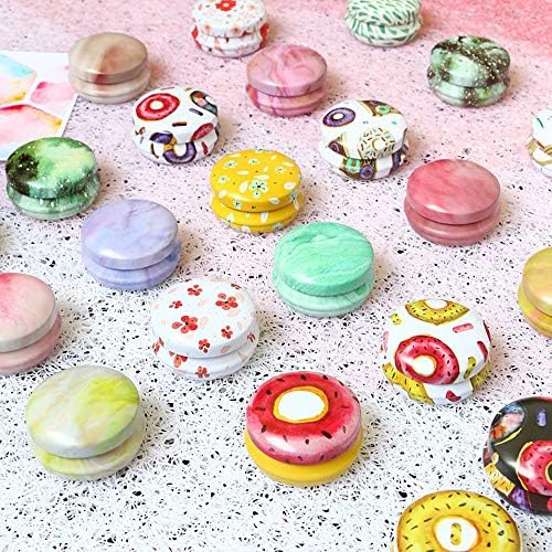 12 Pcs Mini Tinplate Candle Tins with Lids