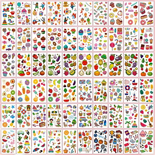 Partywind 168 Sheets Kids Temporary Tattoos 2000 Styles