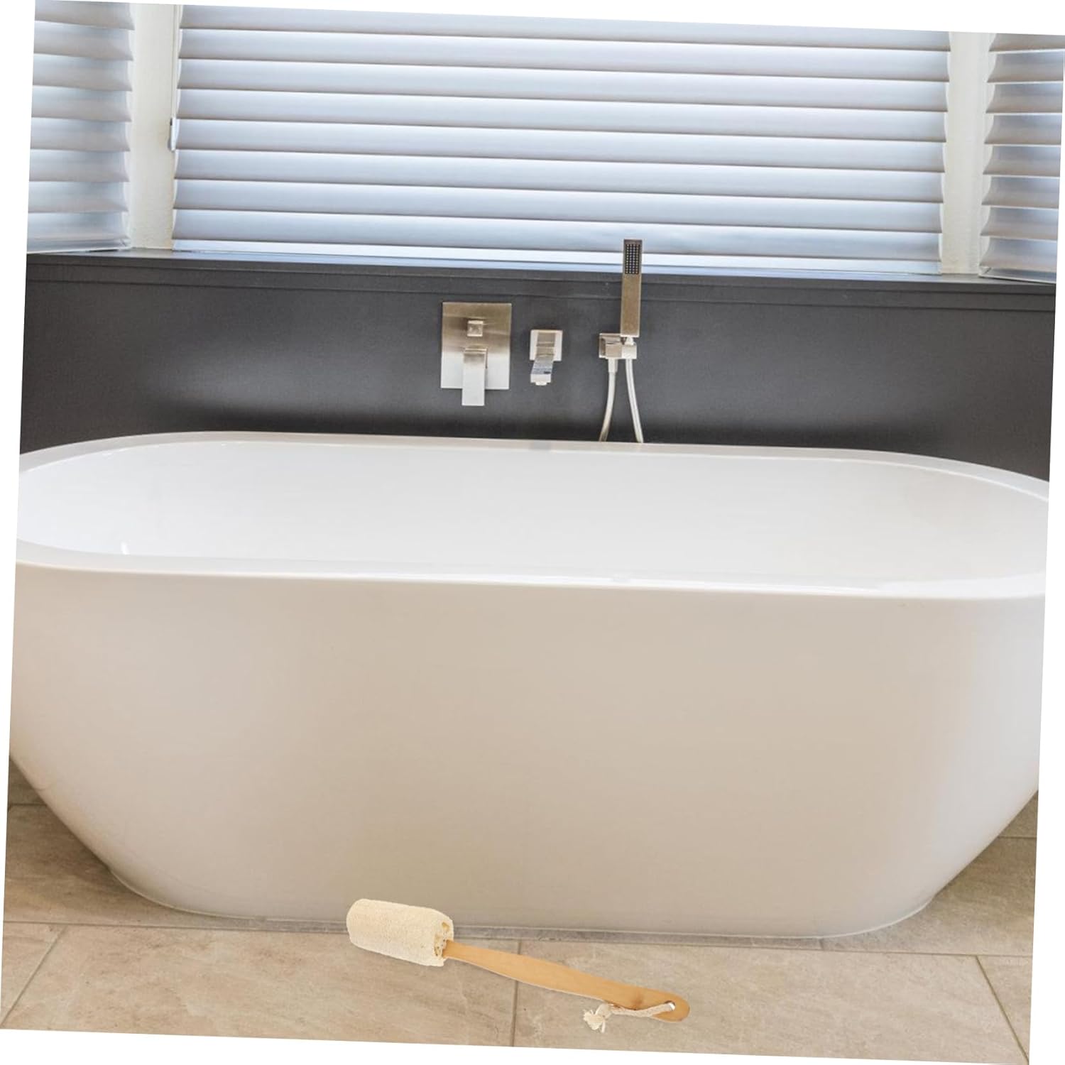 Ergonomic Long Handle Back Scrubber for Shower 1