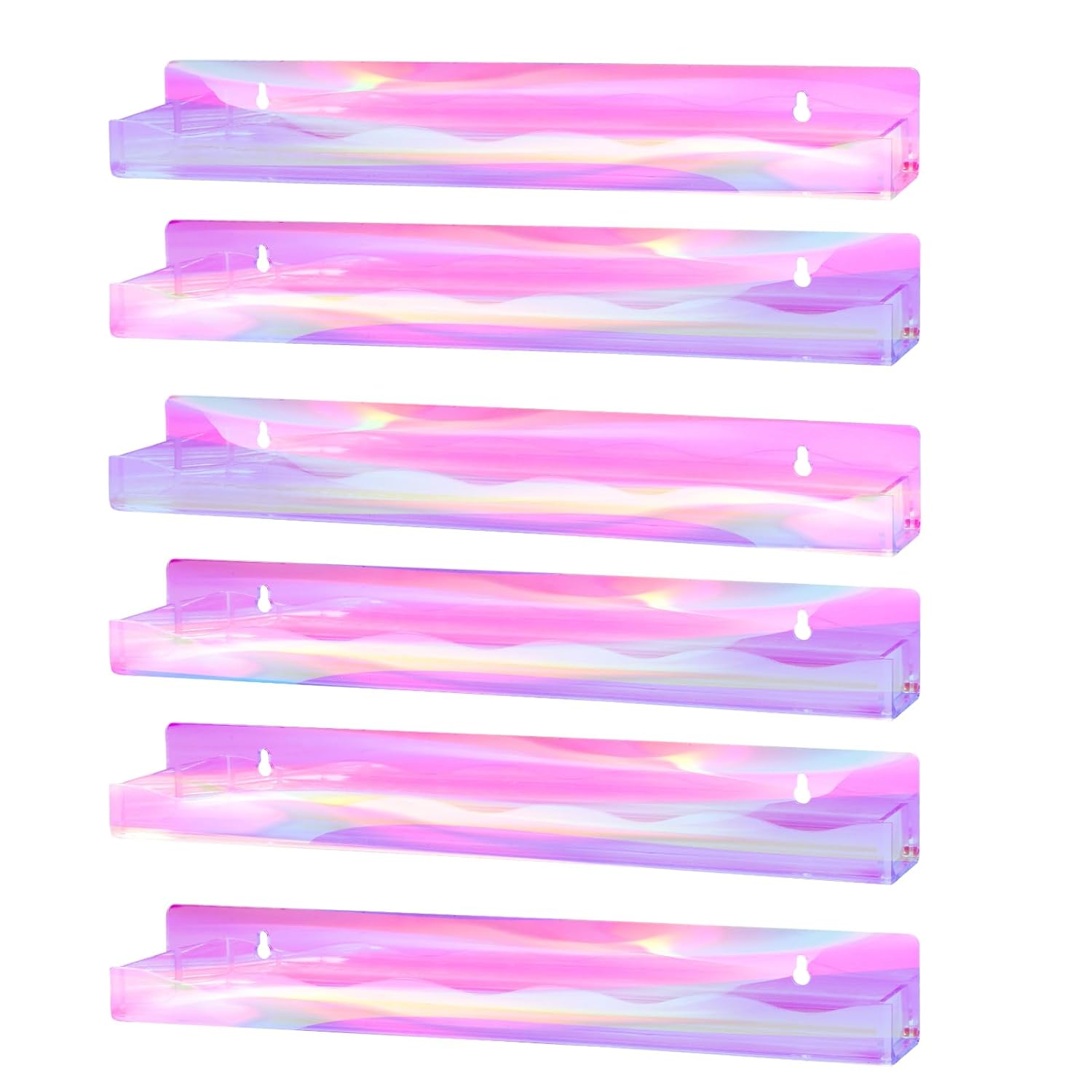 Iridescent Nail Polish Wall Organizer 6 Packs
