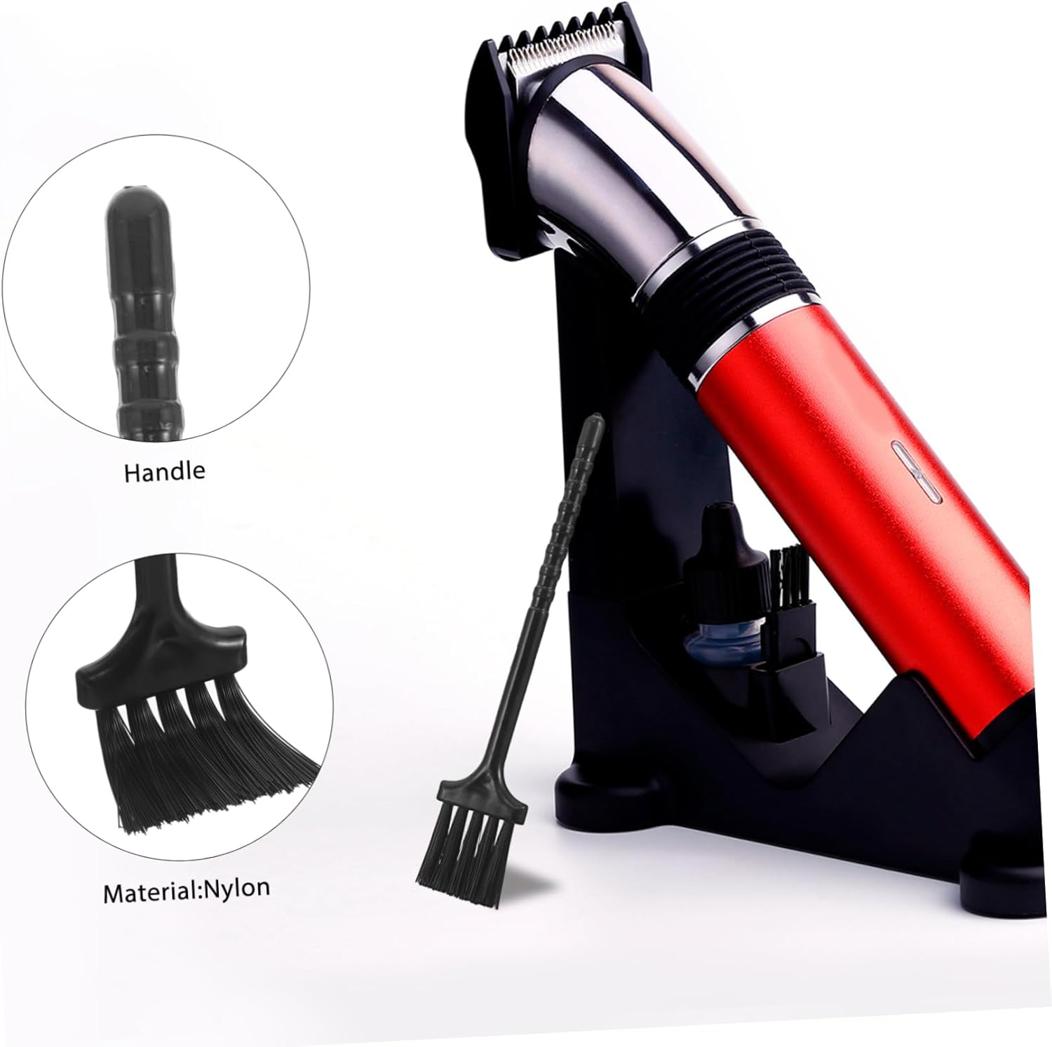 20PCS Long Handle Shaver Cleaning Brush Set for Men