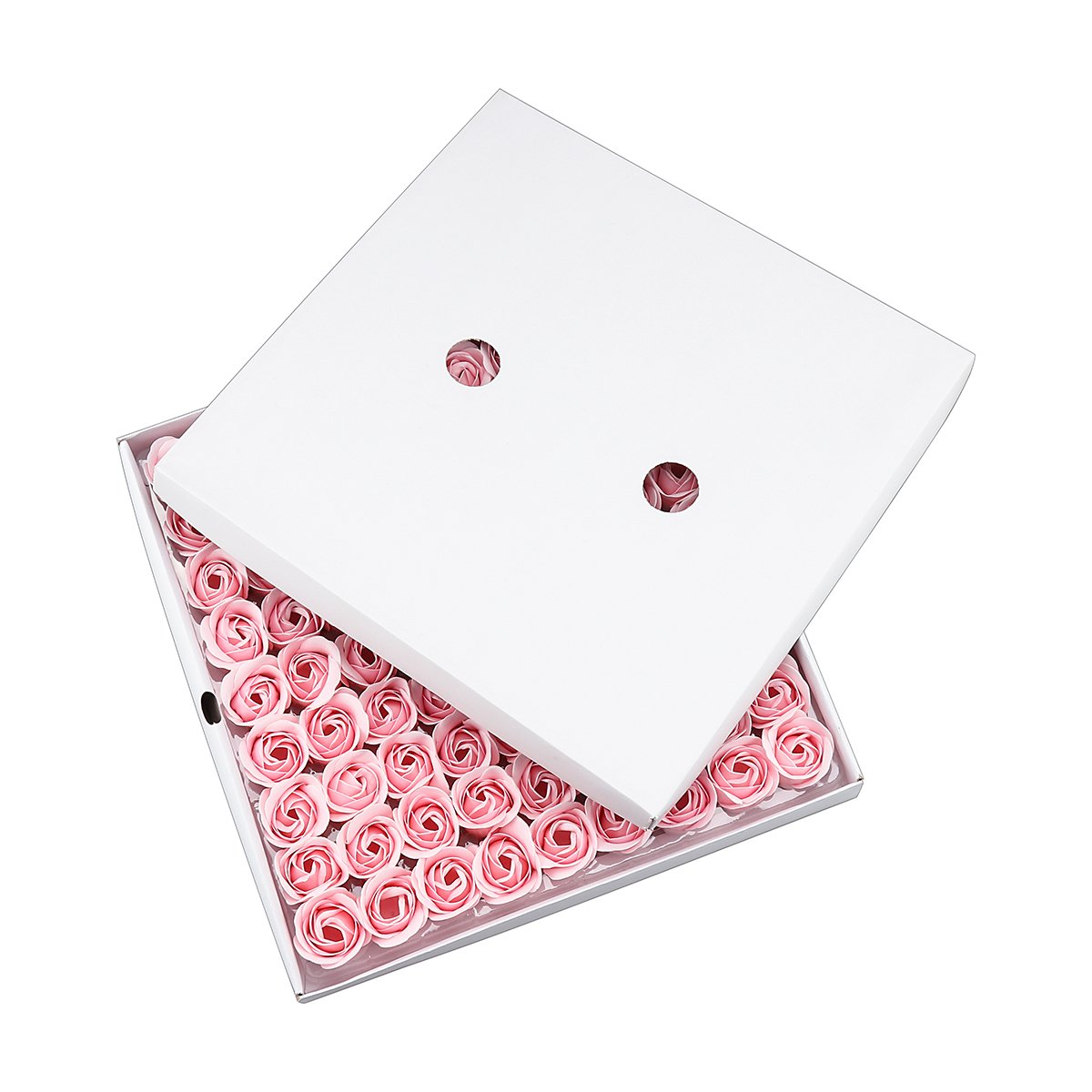 HOUSWEETY 81Pcs Bath Soap Rose Bouquet