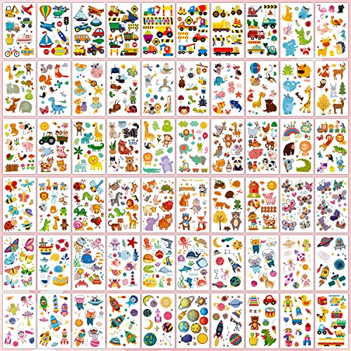 Partywind 168 Sheets Kids Temporary Tattoos 2000 Styles