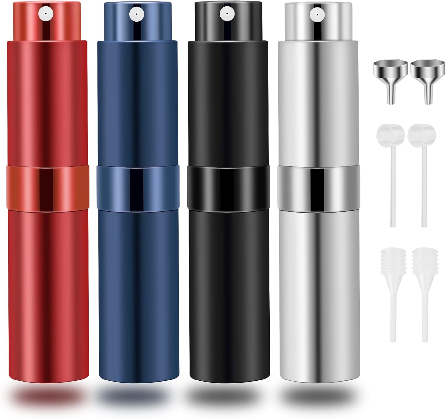 Saiveina 8ml Refillable Spray Bottle Set of 4