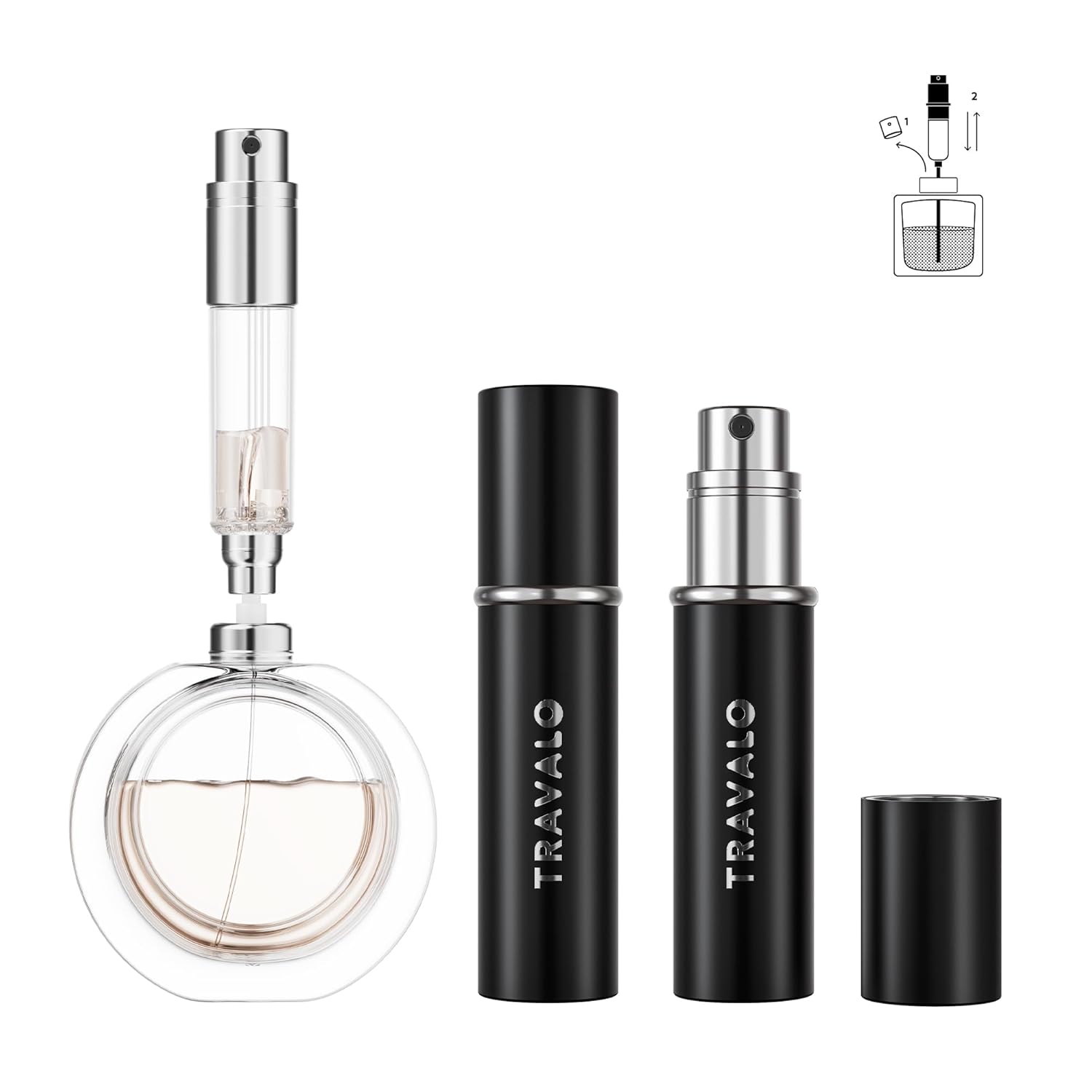 Refillable Perfume Atomizer for Travel