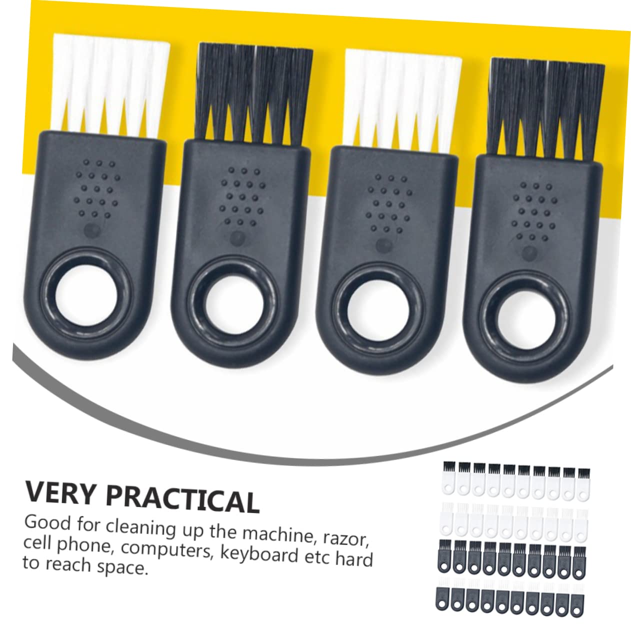 40pcs Electric Shaver Brush for Cleaning and Shaving Accessories