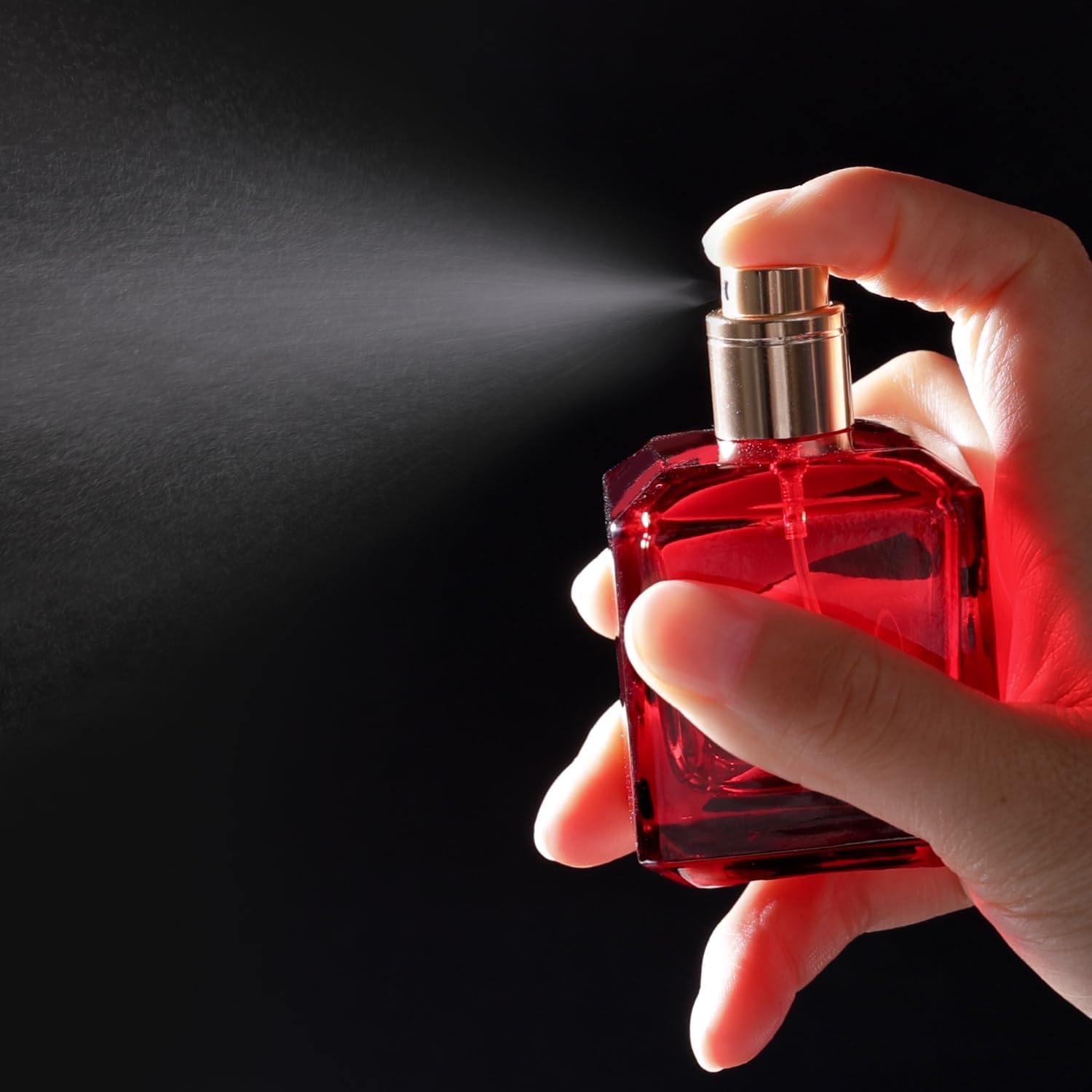 50ml Glass Perfume Spray Bottle with 3 Dispensers