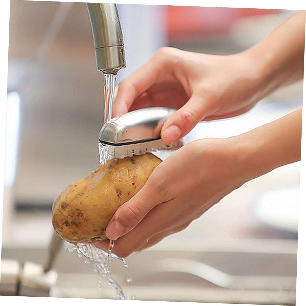 Multipurpose Stainless Steel Odor Eliminating Brush for Hands
