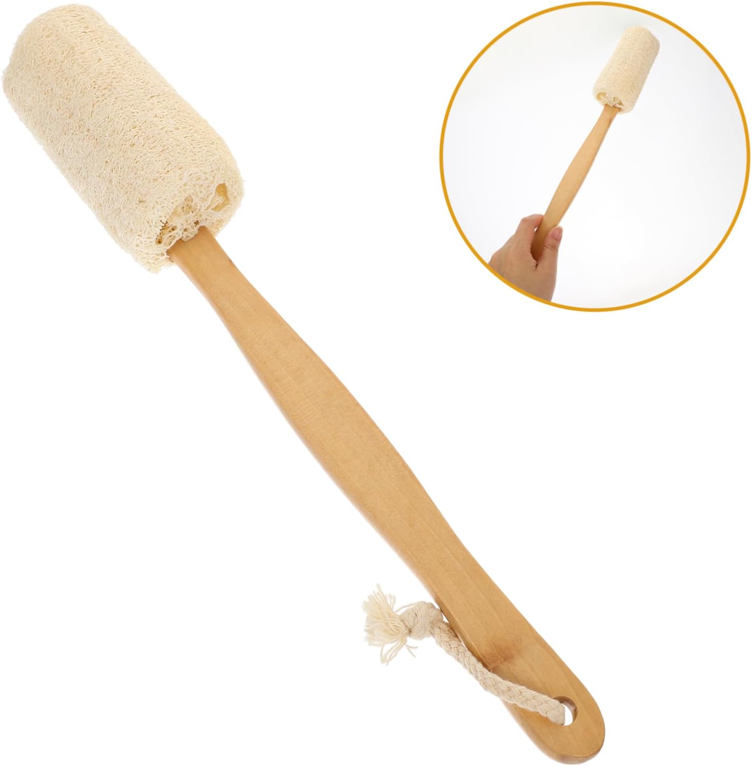 Ergonomic Long Handle Back Scrubber for Shower 1