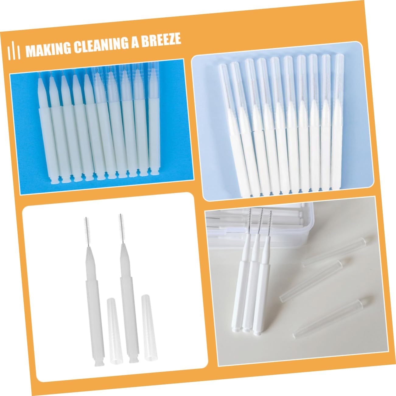 Cabilock 20pcs Shower Head Cleaning Brush