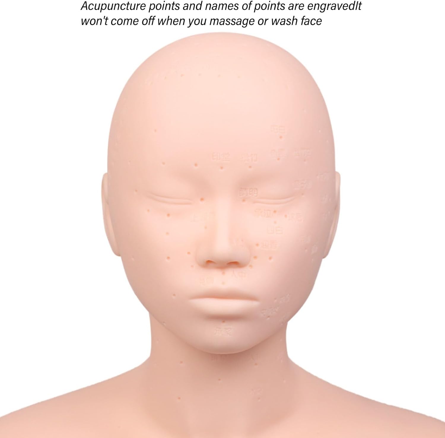 Soft PVC Mannequin Head for Makeup and Massage