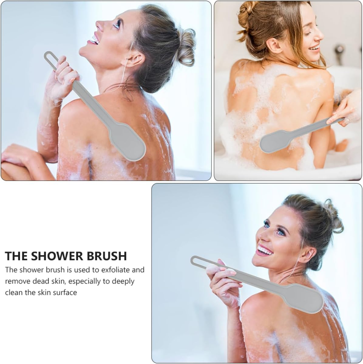 2pcs Long Handle Body Brush for Exfoliation and Back Scrubbing