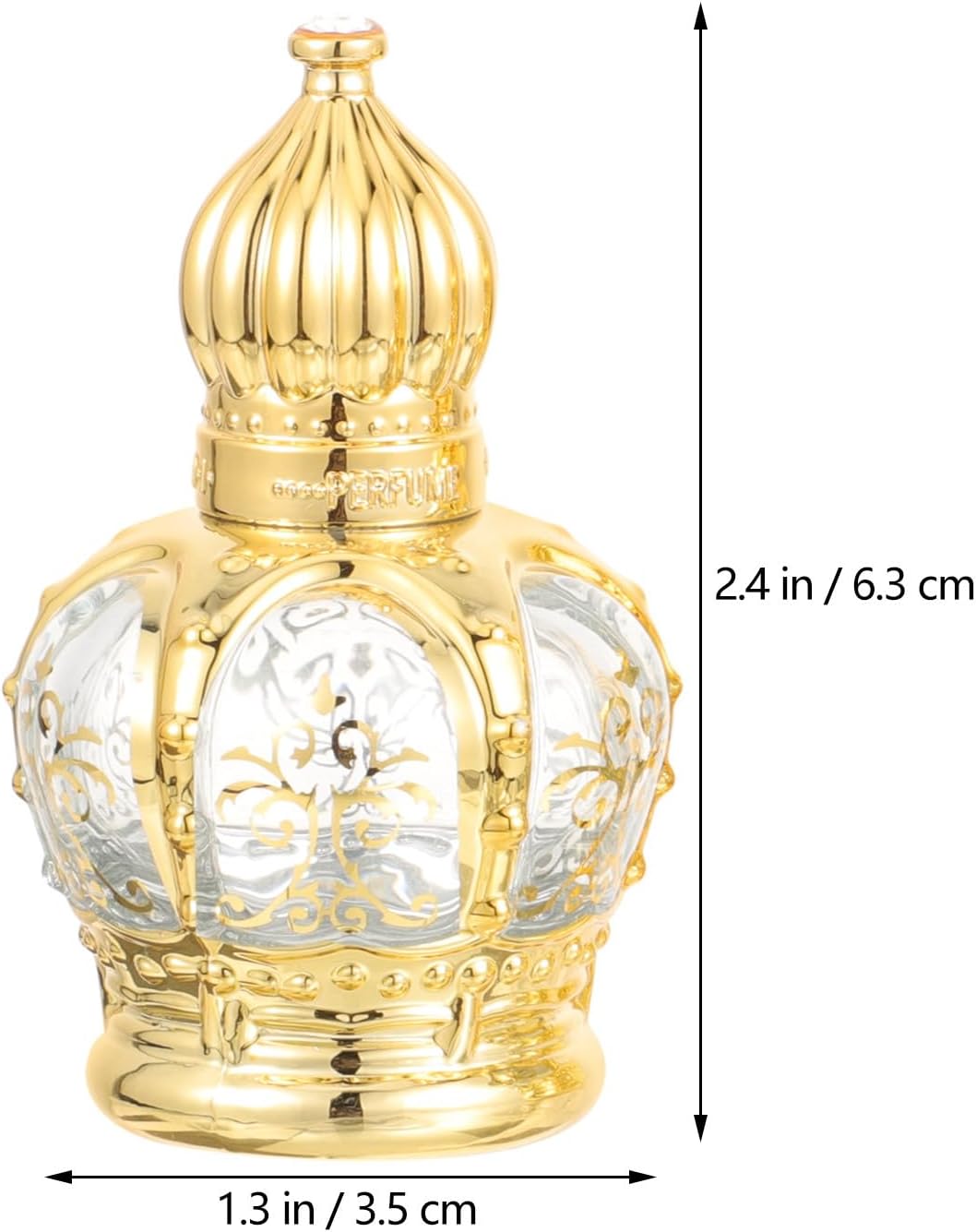 Homoyoyo 2pcs Essential Oil Glass Bottles 10ml Travel Roller Bottles