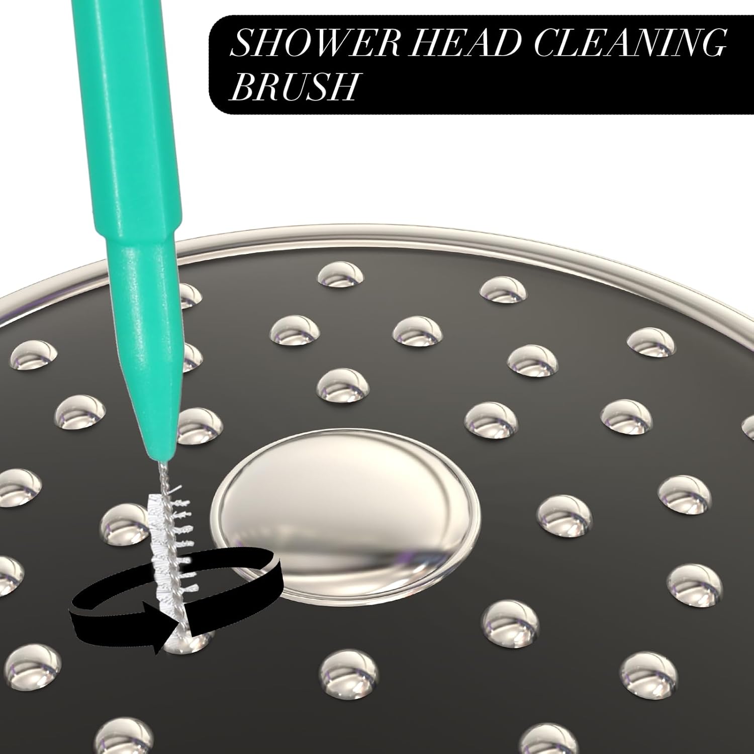 40 Pcs Shower Head Cleaning Brush for Small Holes and Gaps