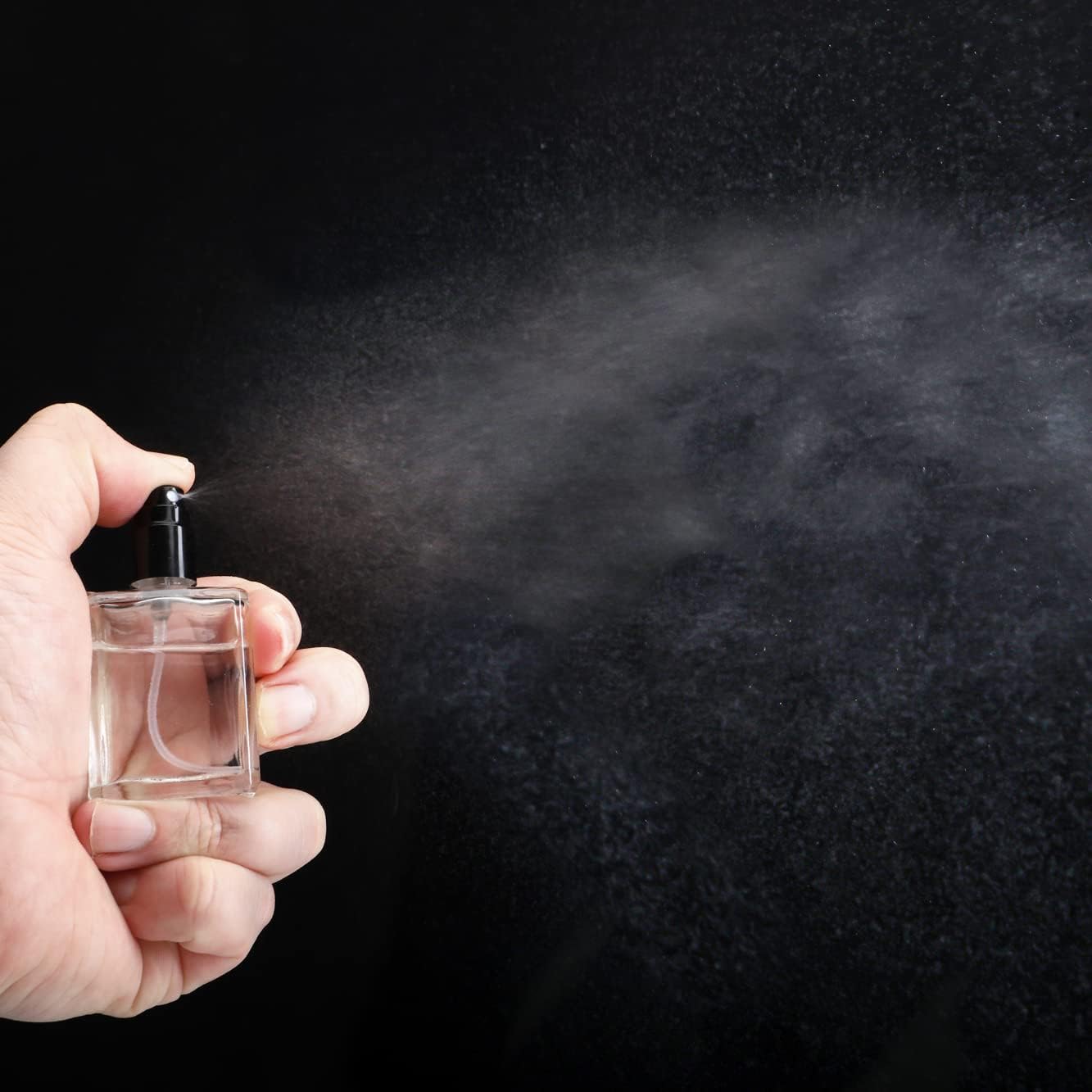YU FENG 12Pcs Clear Refillable Perfume Bottle Set