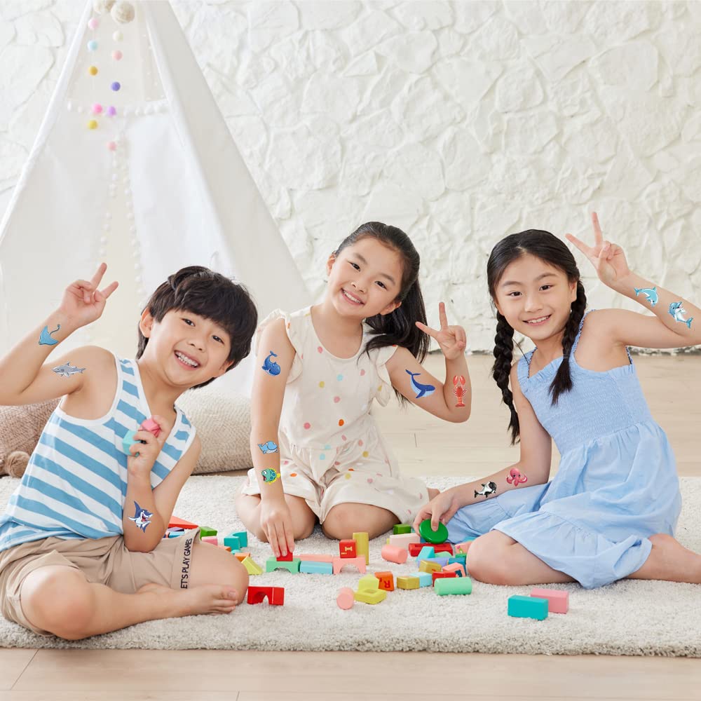 BOSOIRSOU 600 PCS Temporary Tattoos for Kids