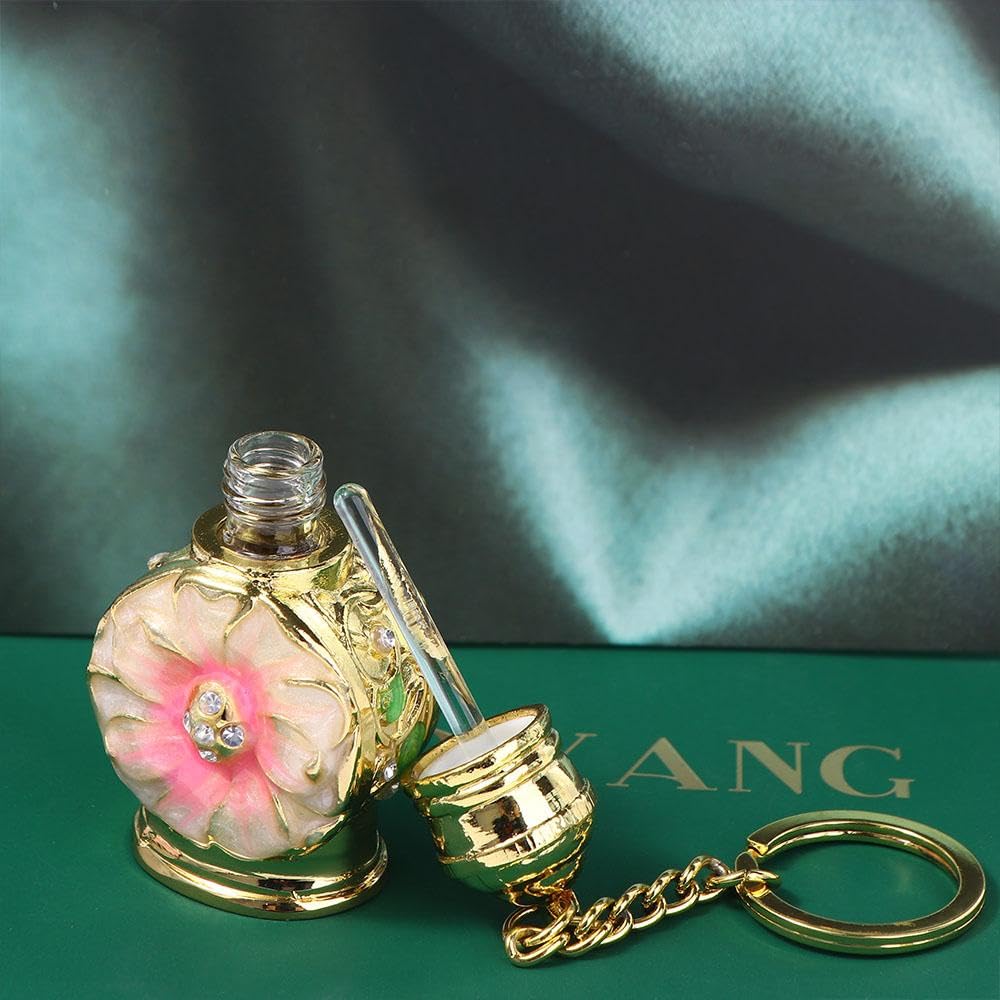 Kopida 2Pcs Desert Flower Perfume Bottle with Keychain 1