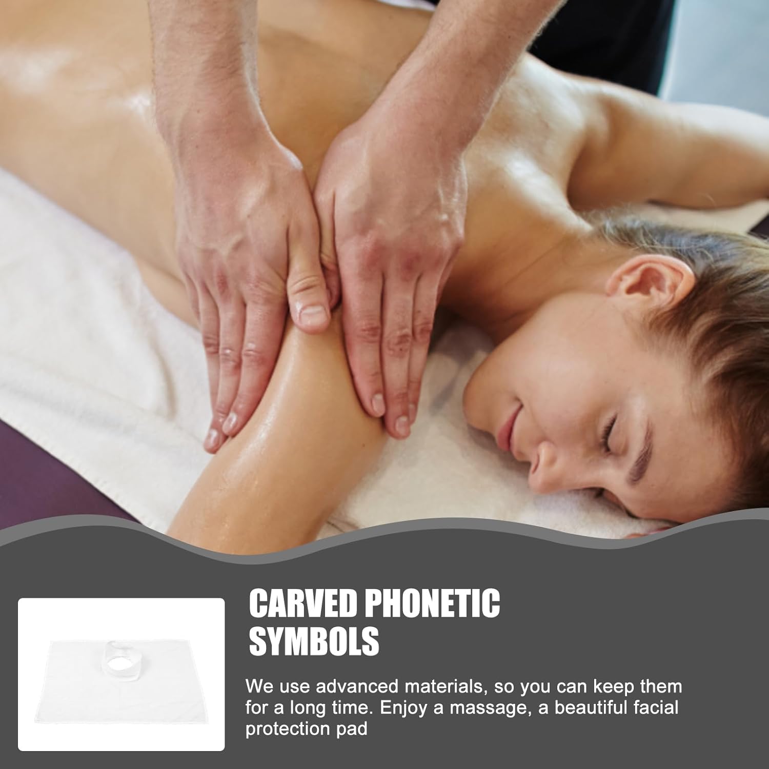 EXCEART Towel Sheets Massage Face Rest Cover for Spa Tables