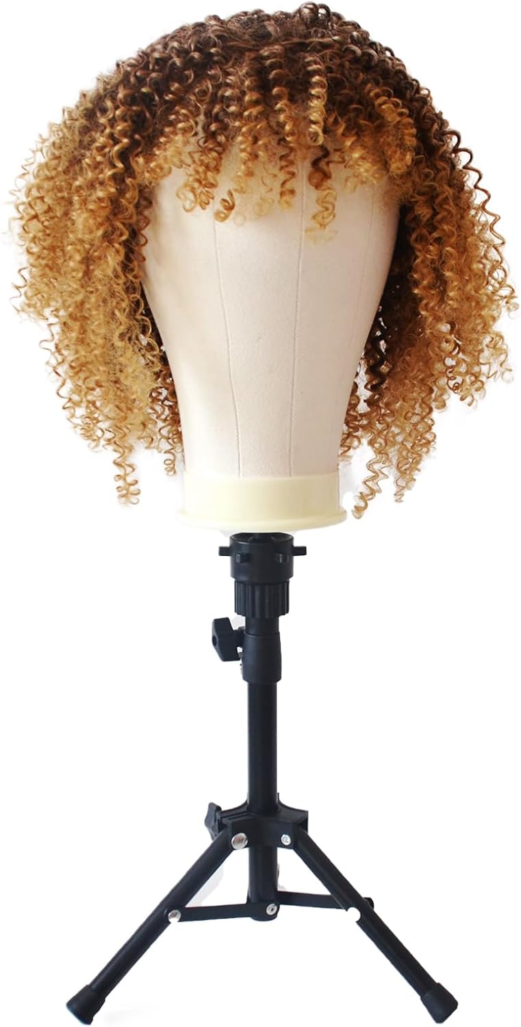 Adjustable Wig Stand with Mannequin Head 23 Inch