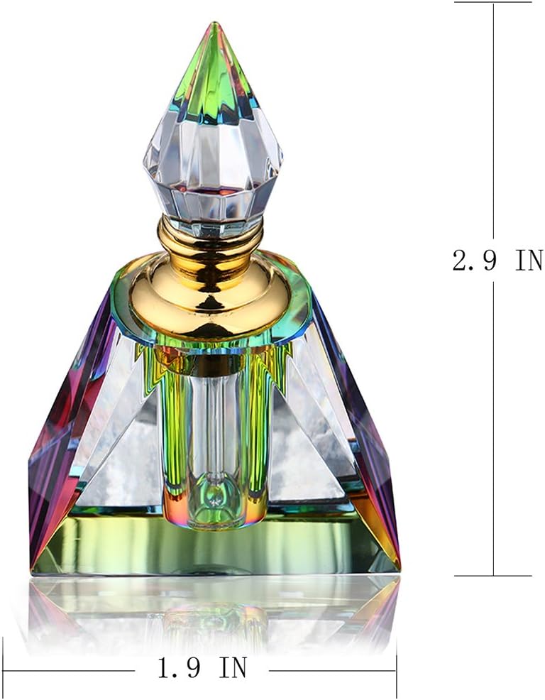 HD Vintage Egyptian Perfume Bottle 3ML Rectangular