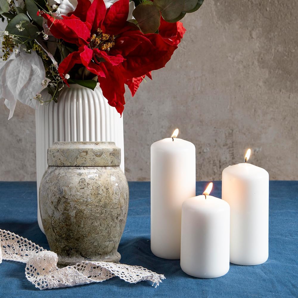 Customized Decorative Marble Keepsake Urn 3x275 Inches