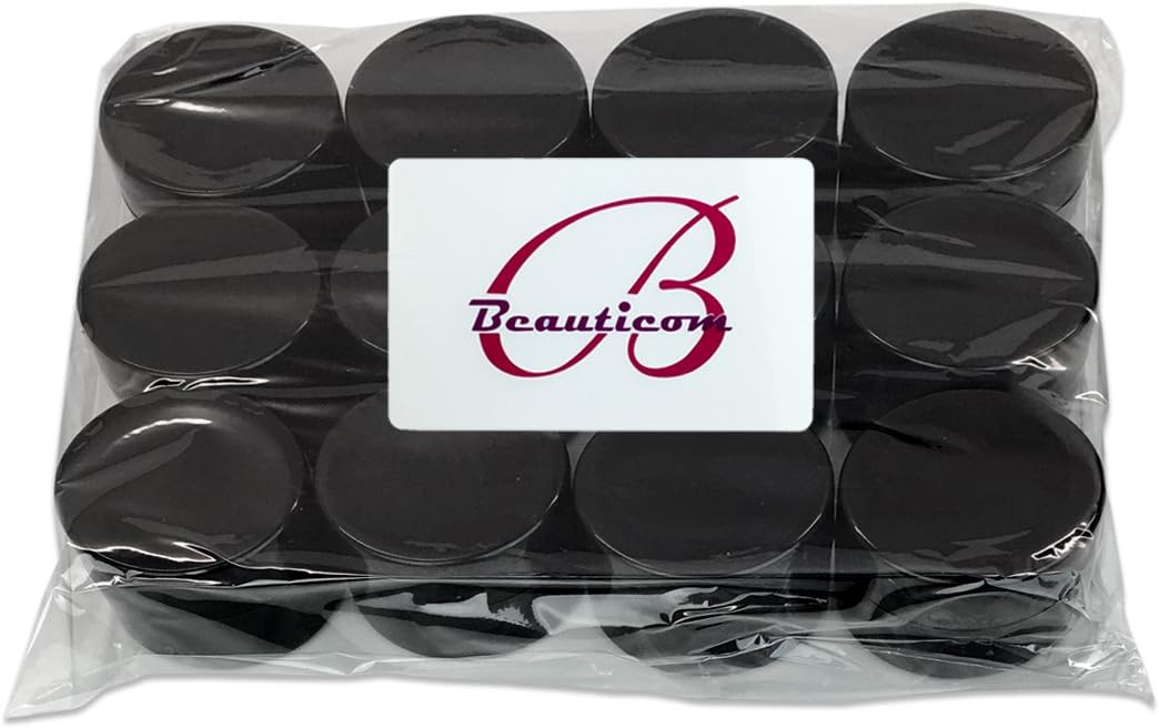 PANA Beauticom 96 Piece Black Plastic Jar Set