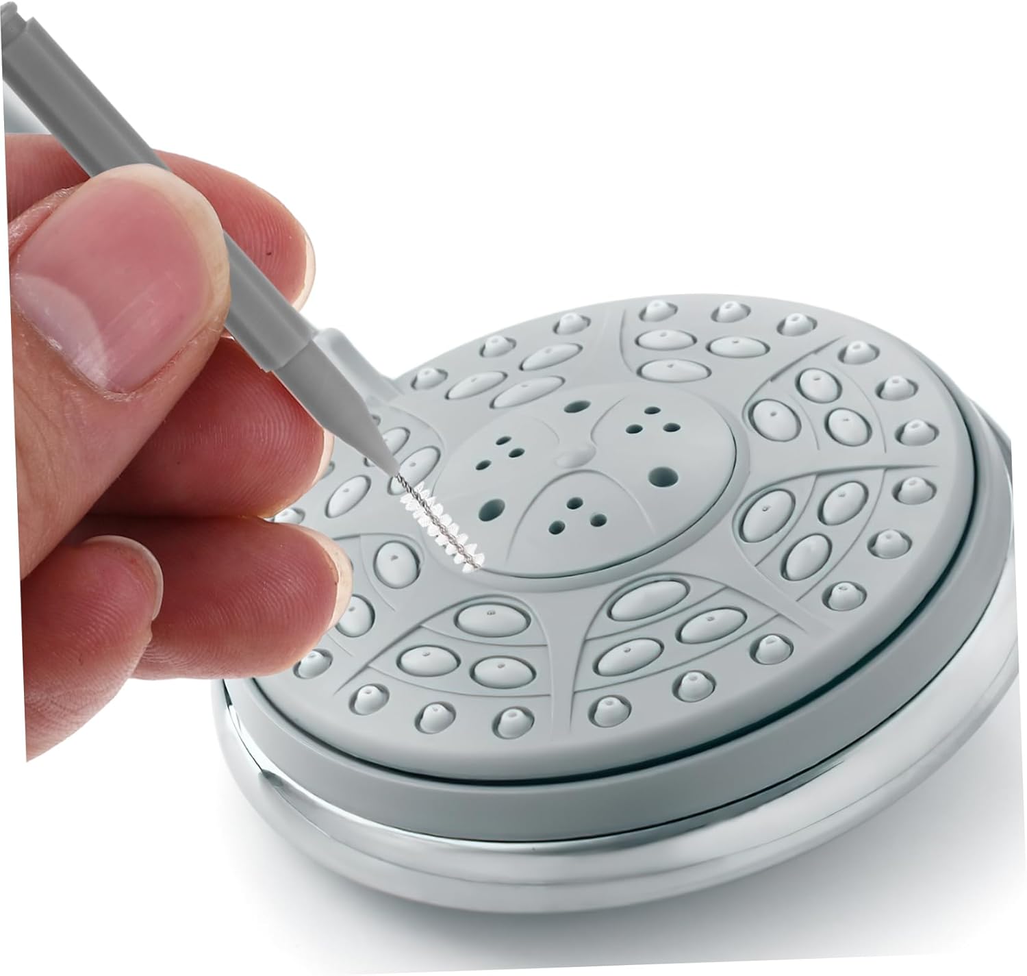 10Pcs Portable Shower Head Cleaning Brush for Small Gaps and Clogging
