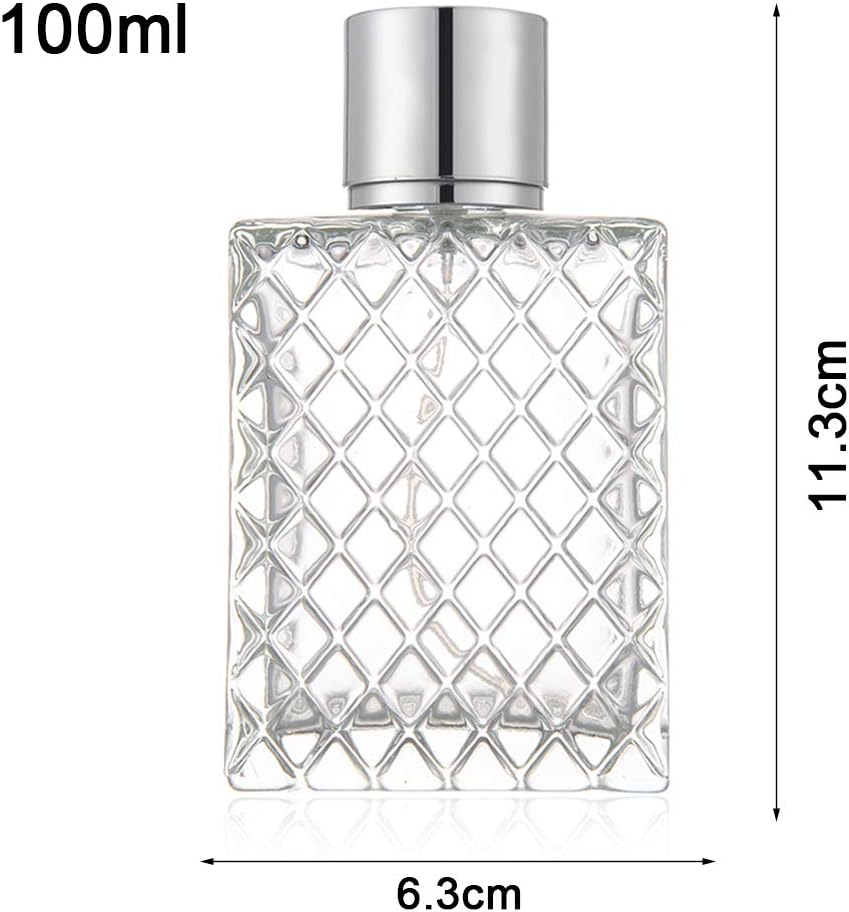 Enslz 100ml Refillable Spray Perfume Bottle for Travel