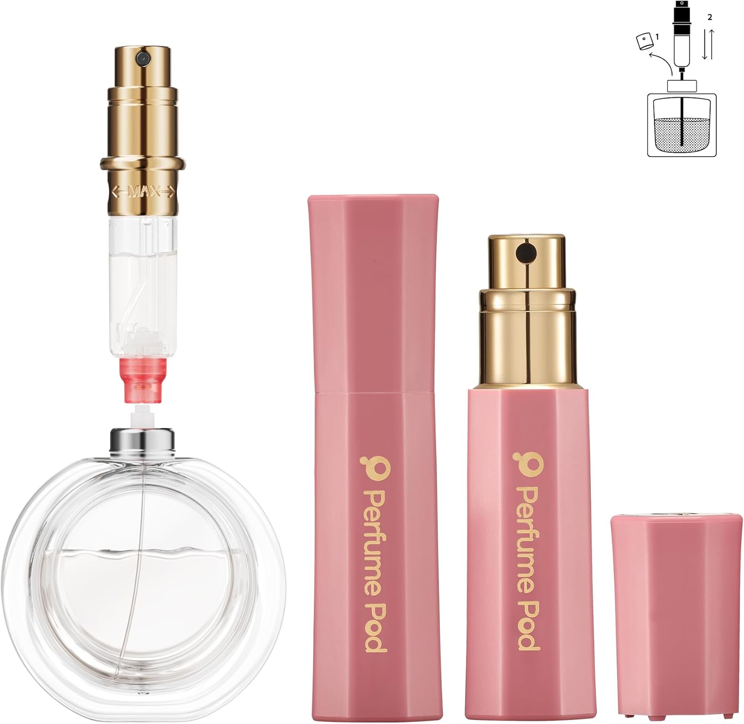 Refillable Perfume Atomizer for Women and Men