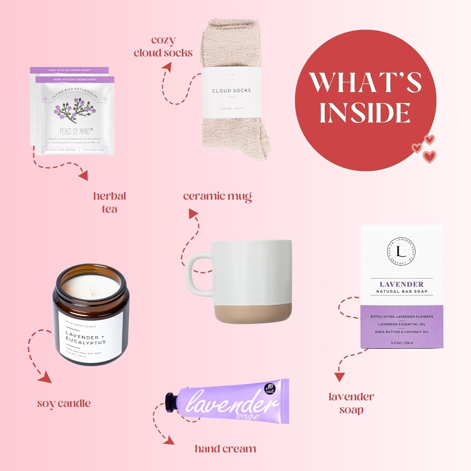 Unboxme Lavender Spa Gift Set for Women Relaxation
