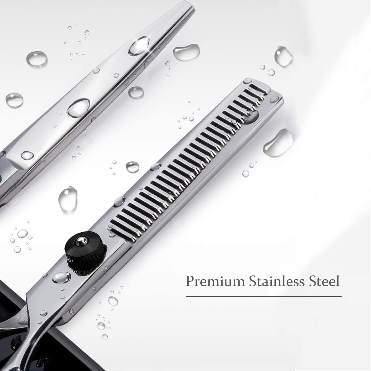 Fcysy 6 Inch Professional Barber Shears Set