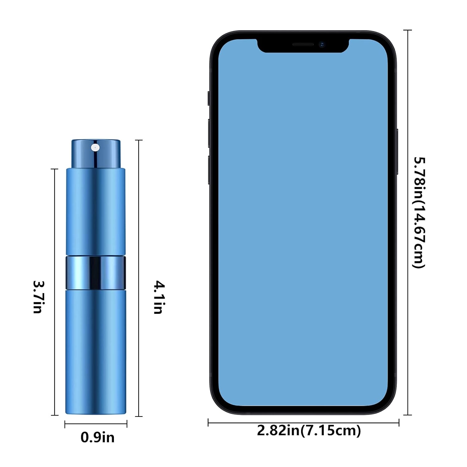 Lil Ray 8ml Mini Perfume Atomizer 4pcs
