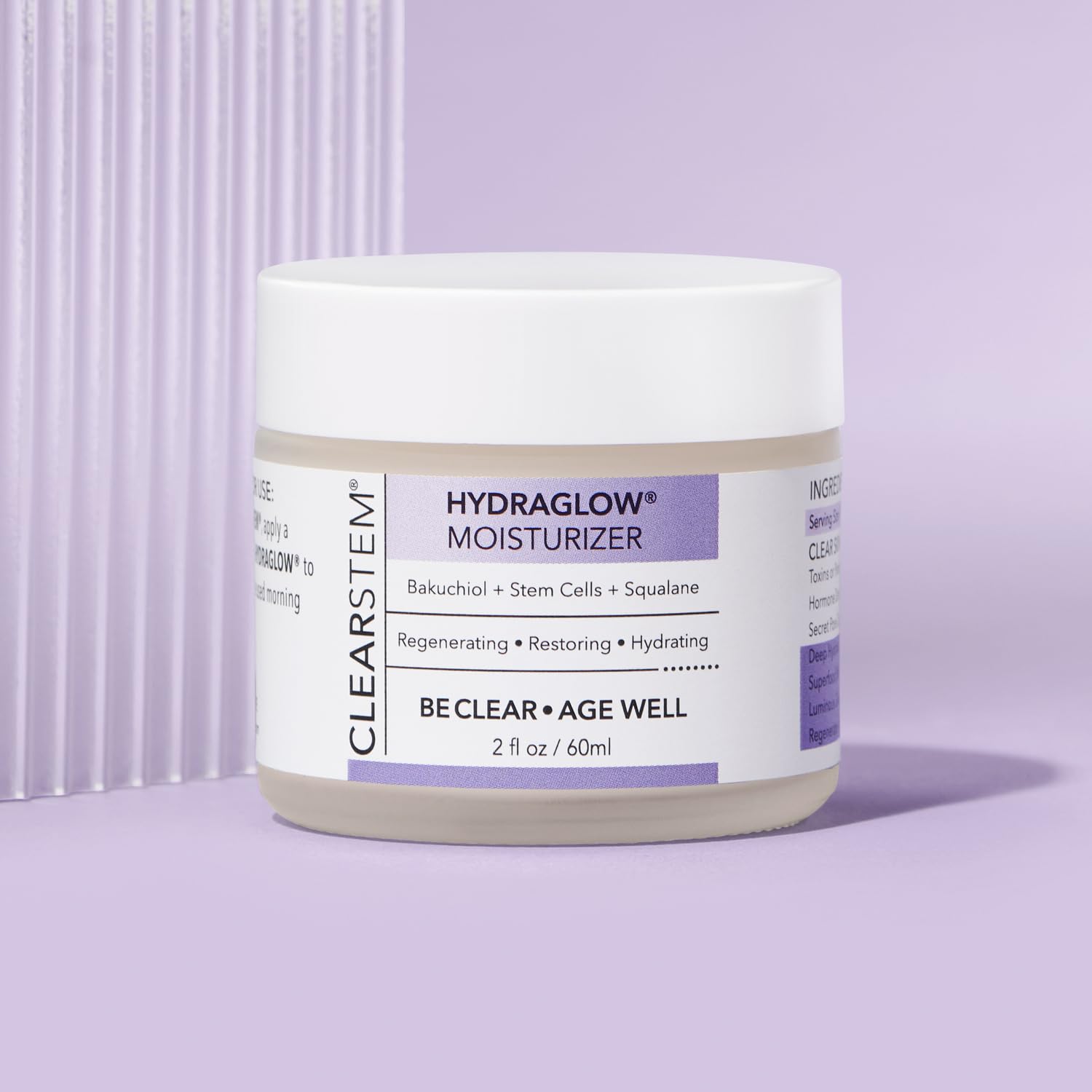 CLEARSTEM HYDRAGLOW Stem Cell Moisturizer 2 fl oz
