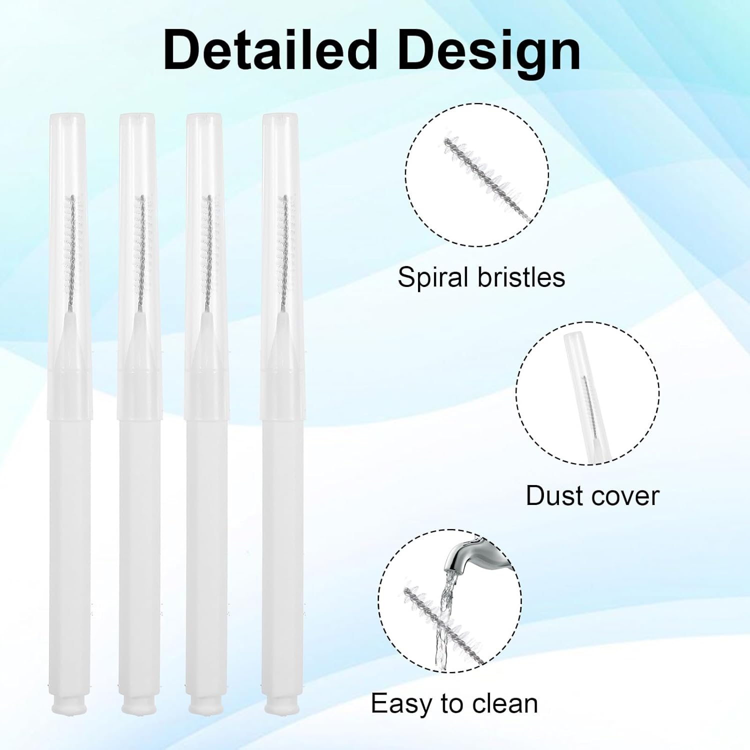 70 PCS Shower Head Cleaning Brush Set with 10 Nozzle Uncloggers
