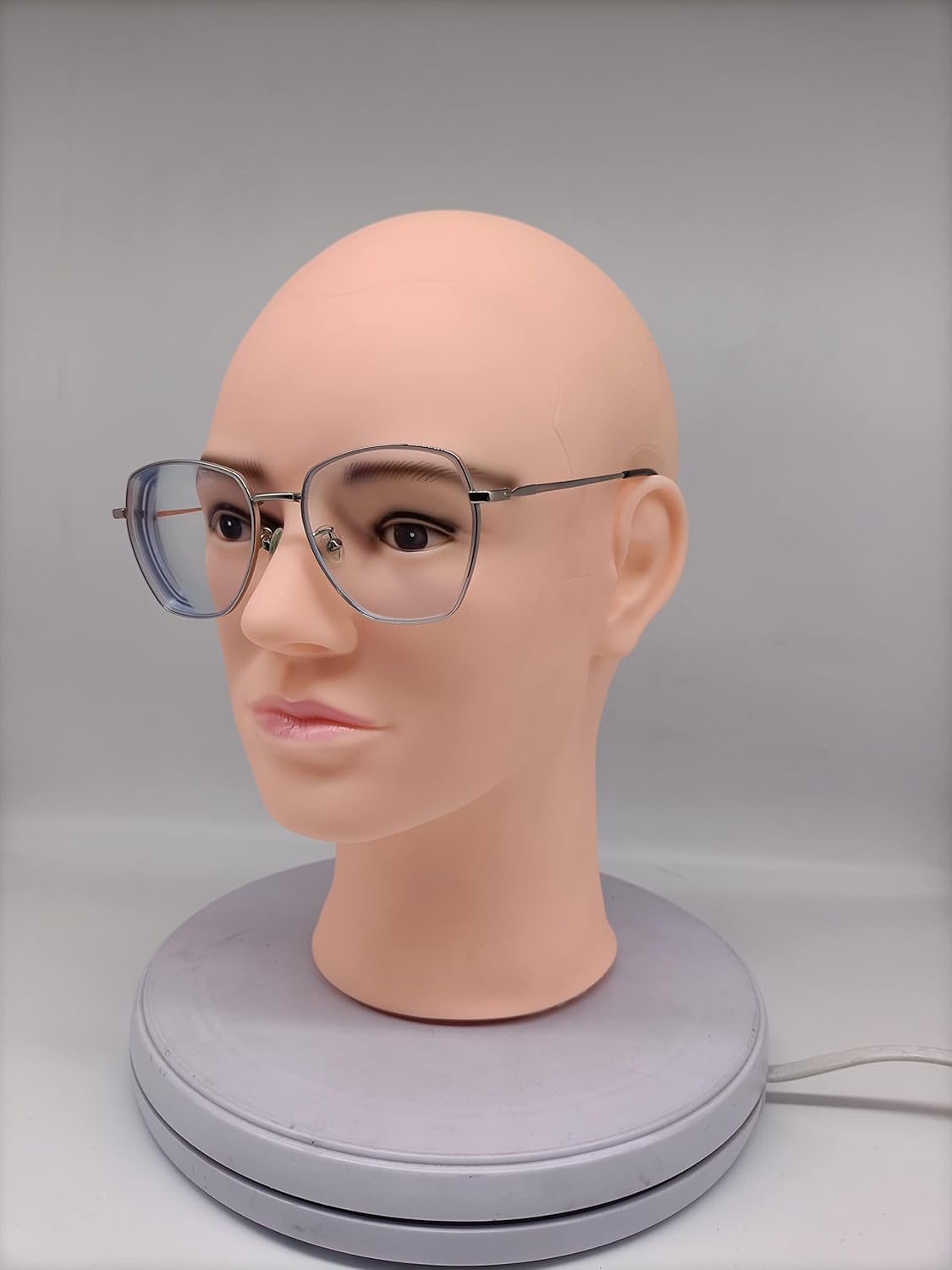 Ruilong Male Bald Mannequin Head for Wig Display