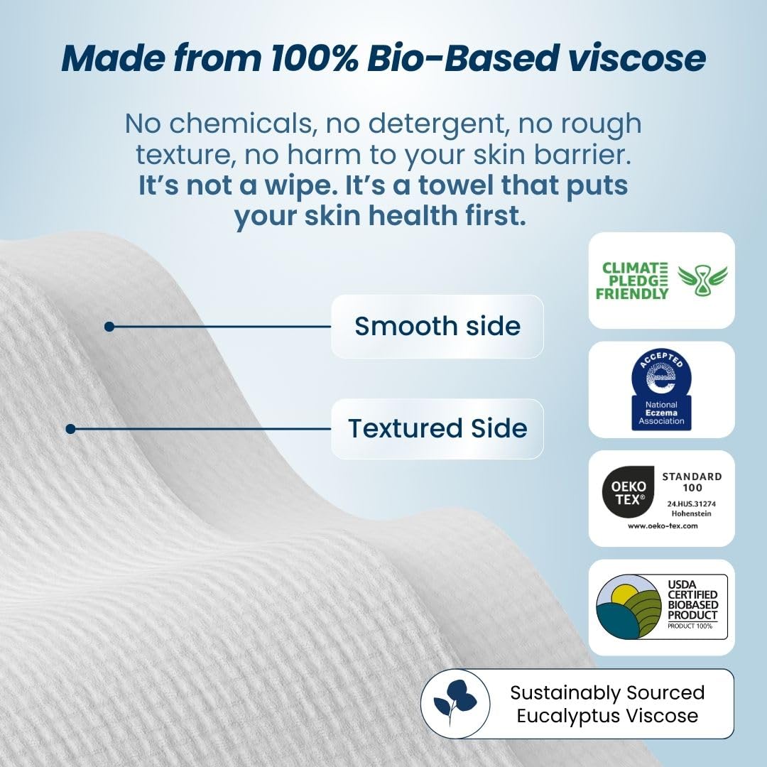 Clean Skin Club XL Face Towels 2 Pack 100 Ct