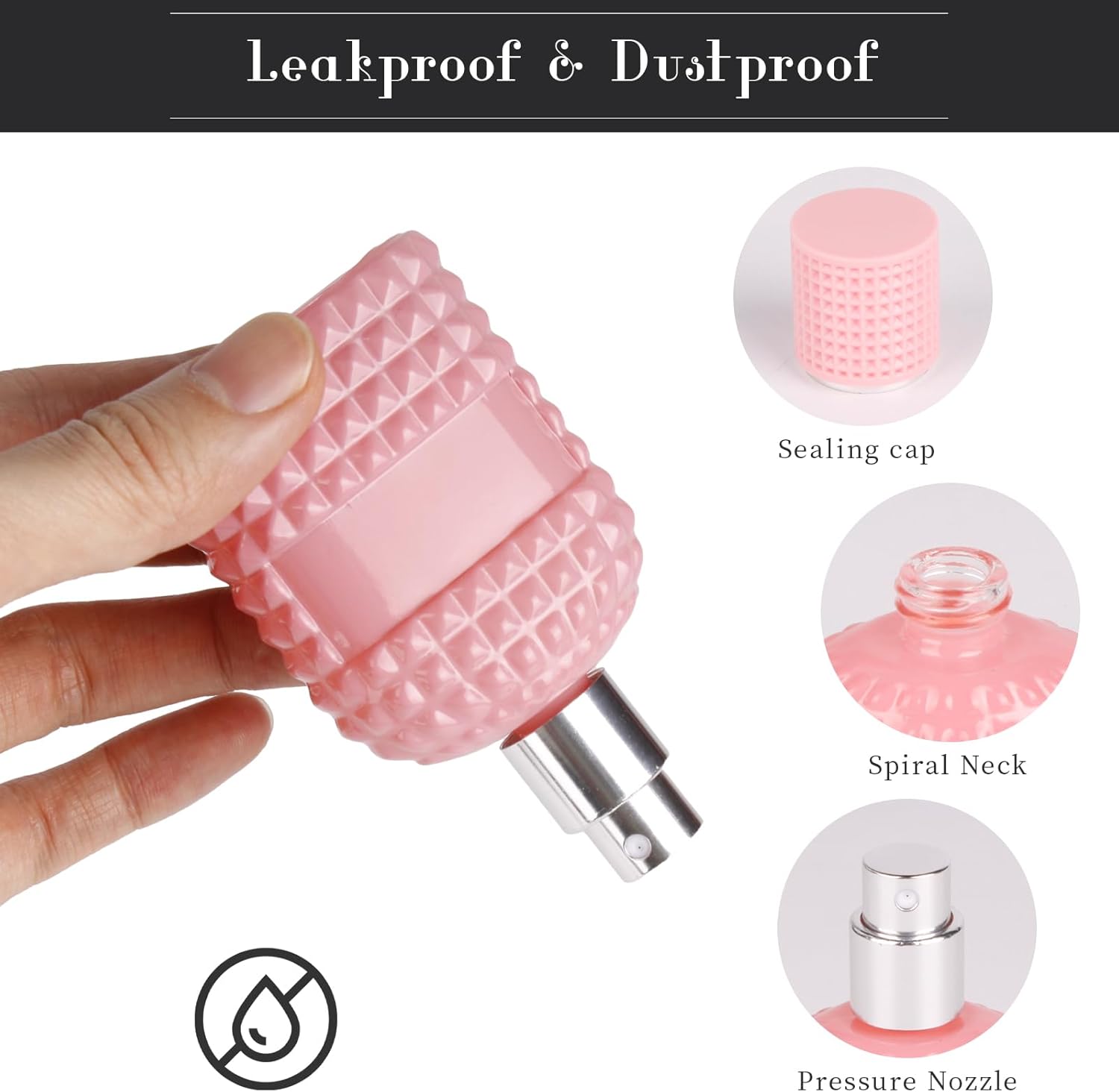 4 Pack Refillable Spray Perfume Bottles 30ML