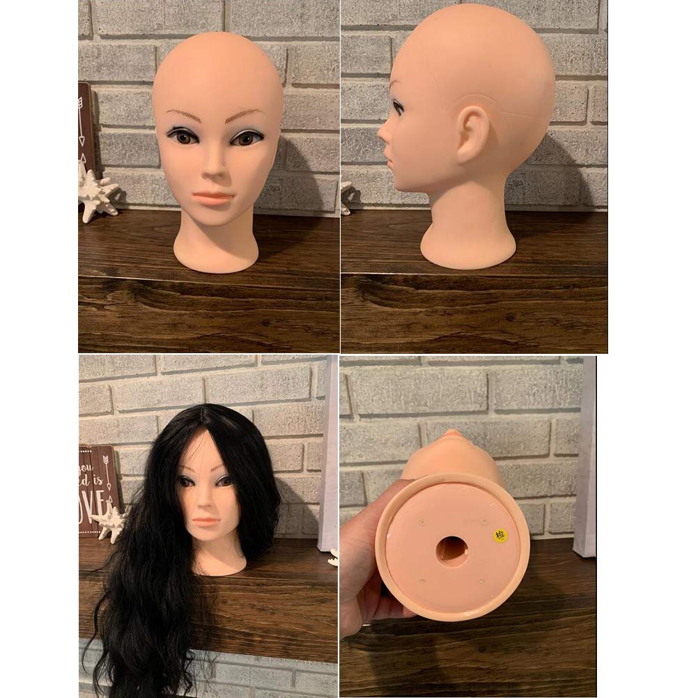 Bald Mannequin Head for Wig Making and Display