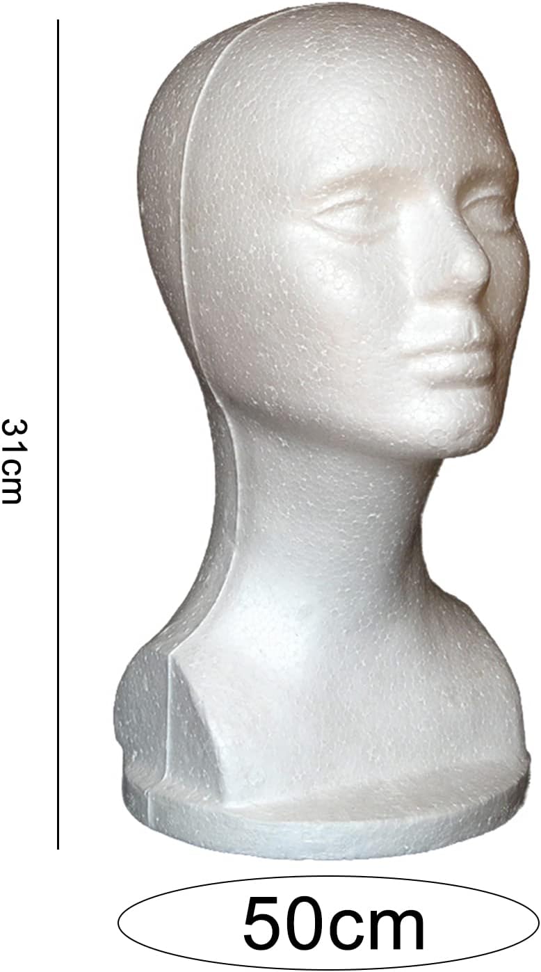Female Foam Mannequin for Wig Display and Hair Accessories
