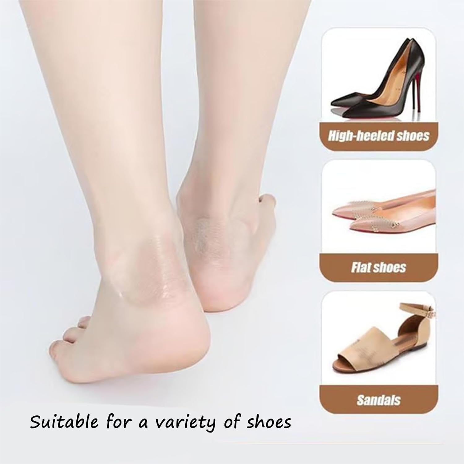 Zealburst Invisible Heel Protector Sticker 100PCS