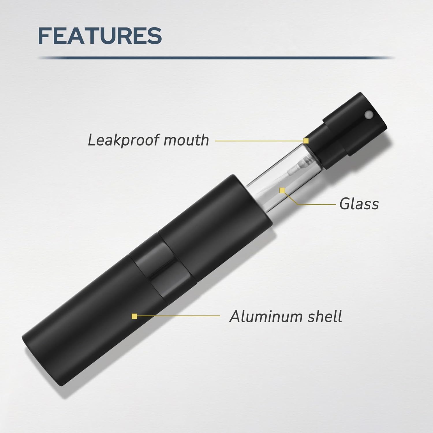 Fusupak Perfume Atomizer Travel Bottle Refillable 8ml Blue