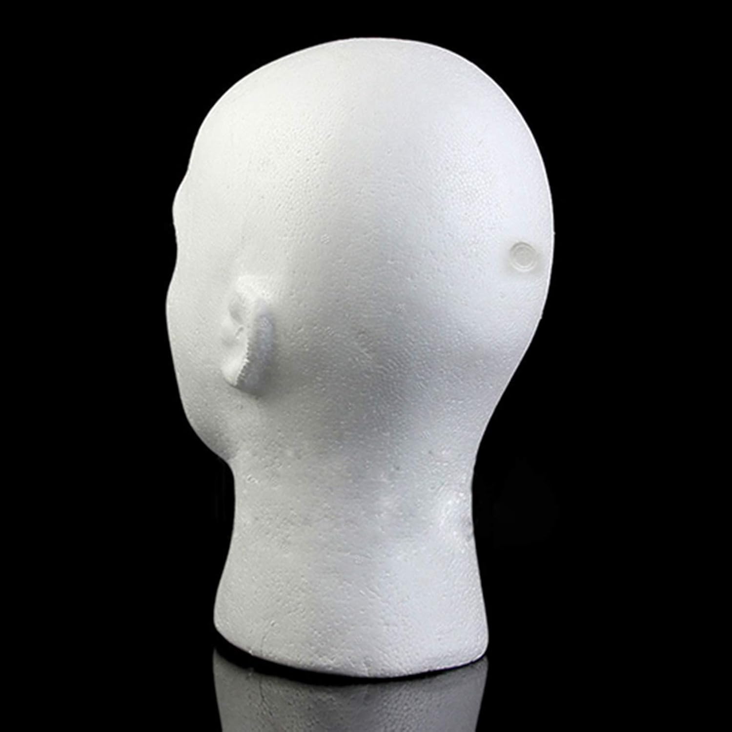 SONGBIRDTH Male Head Model Foam Mannequin Display