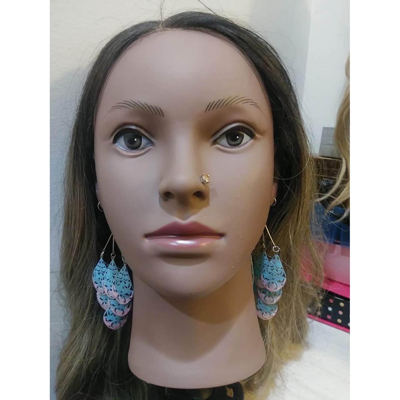 Hedume Afro Mannequin Head with Clamp Holder