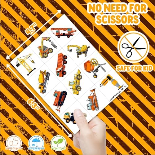 72 Piece Construction Party Favors Combo