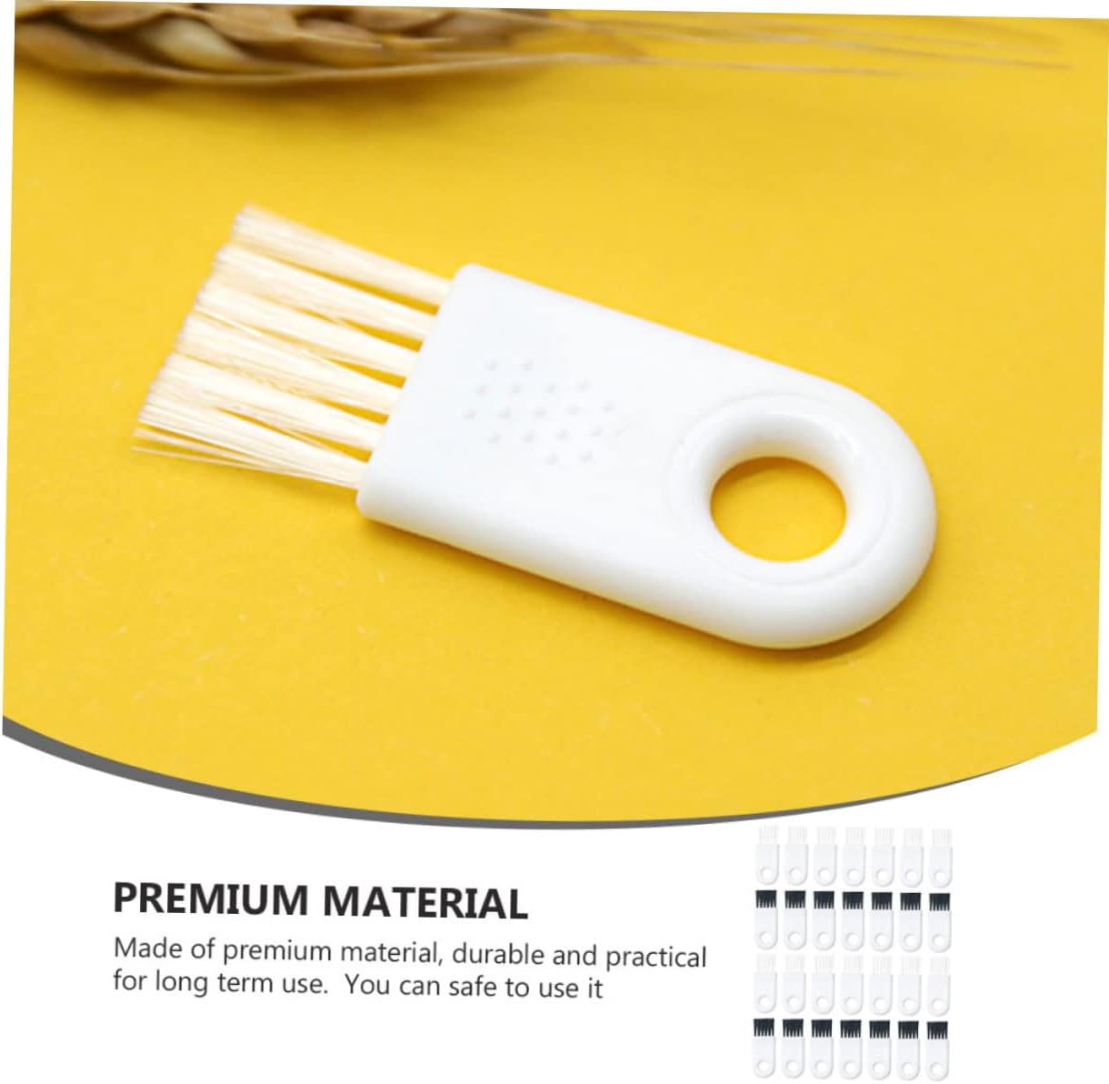 90pcs Electric Shaver Cleaning Brush with Non-Slip Handle