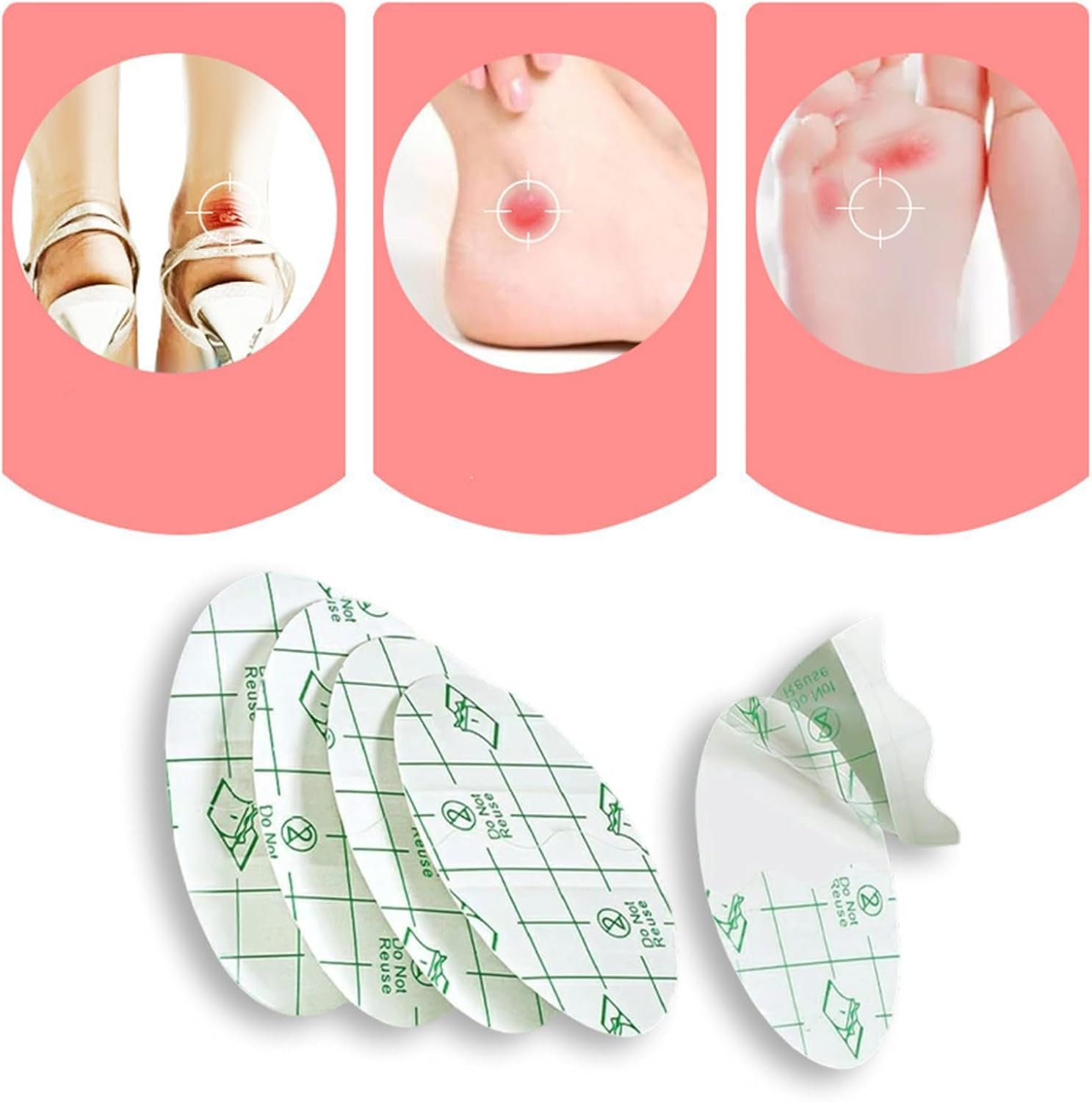 Zealburst Invisible Heel Protector Sticker 100PCS