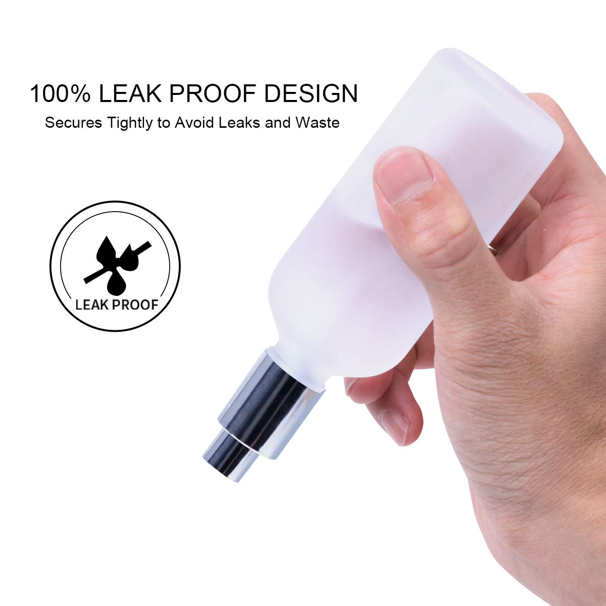 Hydior Frosted Glass Spray Bottle 34oz 2 Pack