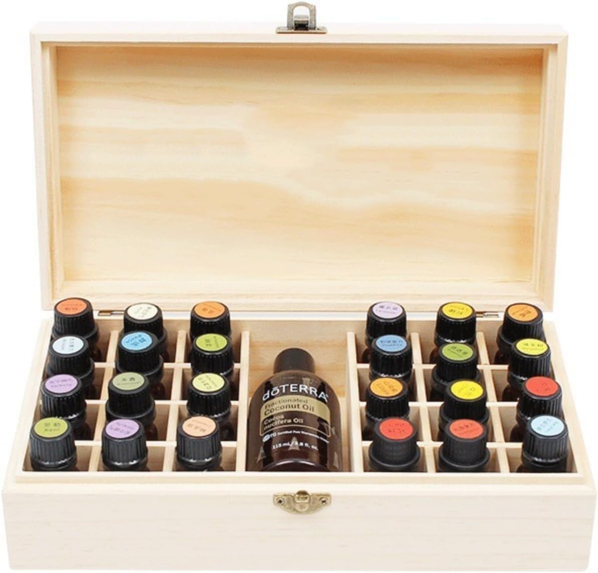 Wooden Essential Oil Display Stand for 25 Bottles