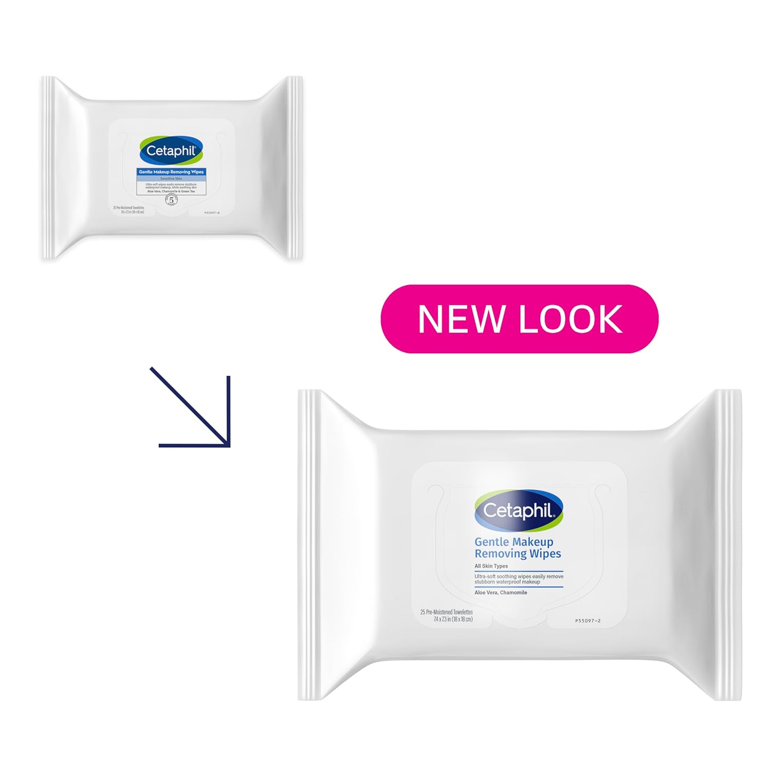 Cetaphil Gentle Makeup Removing Face Wipes 25 Count